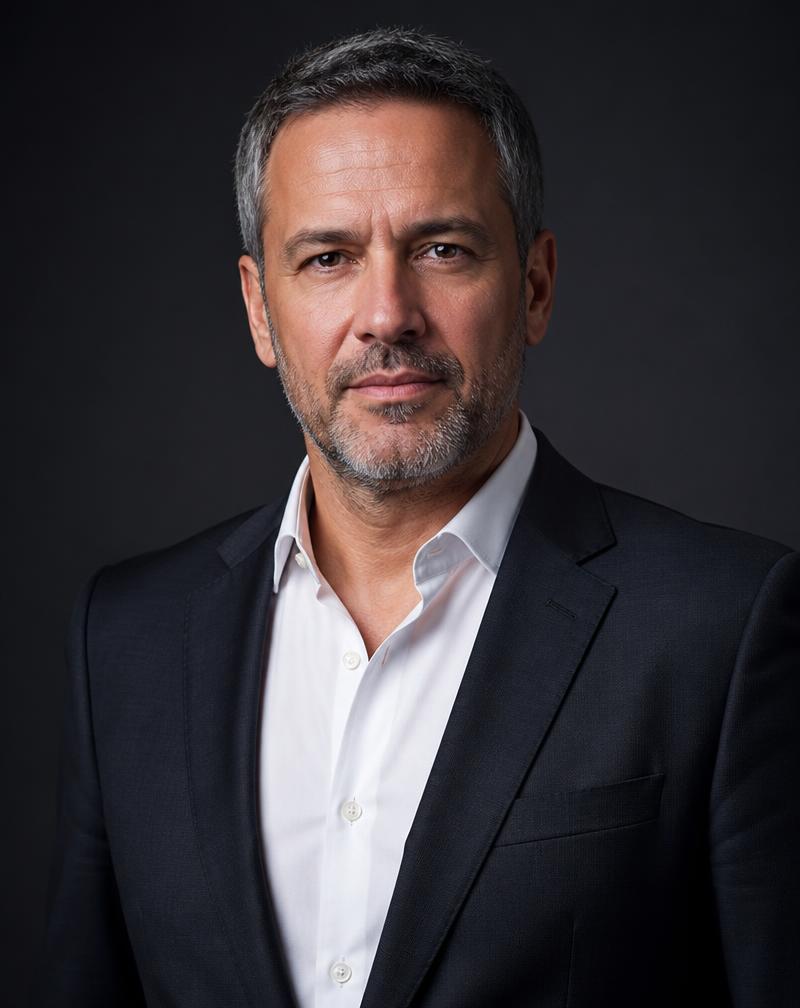 Retrato de empresário do varejo